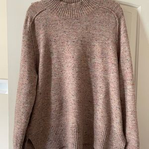 Multicoloured Mock Neck Sweater